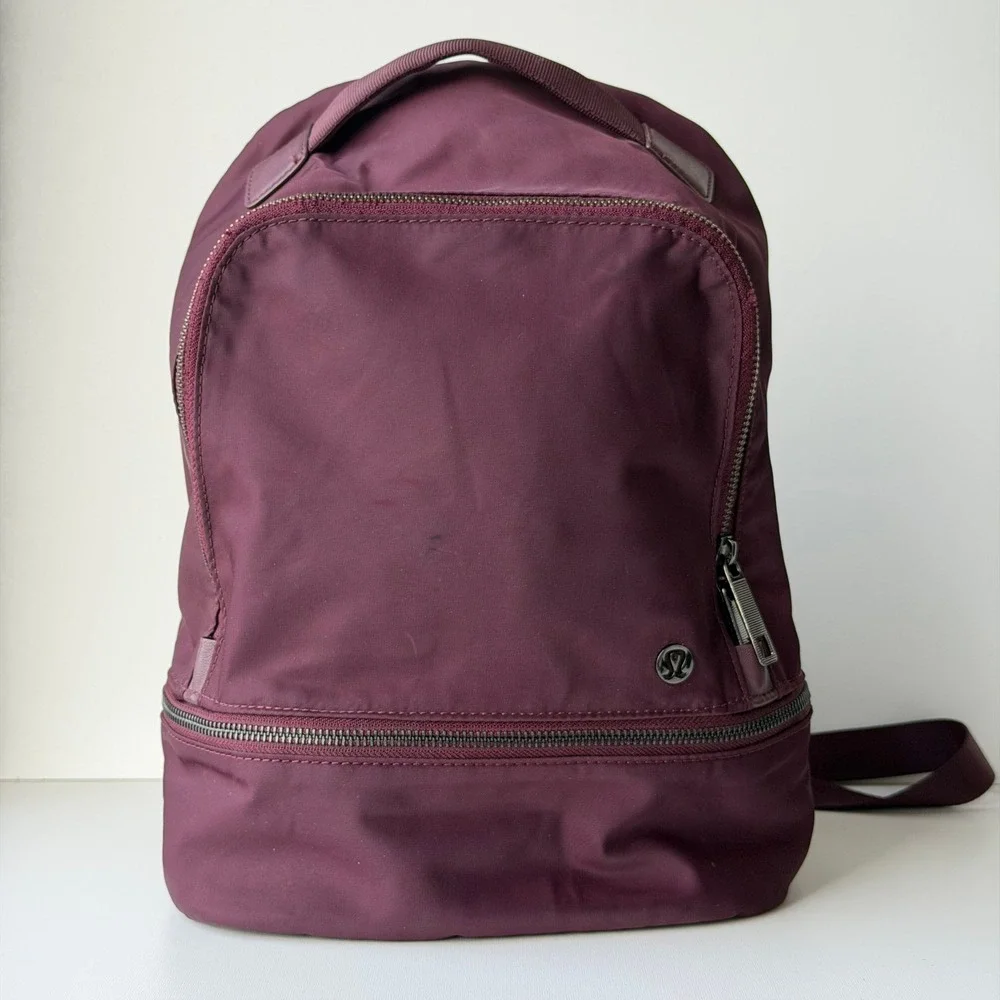 Lululemon City Adventurer Backpack 20L Burgundy Athletic Yoga Travel Bag